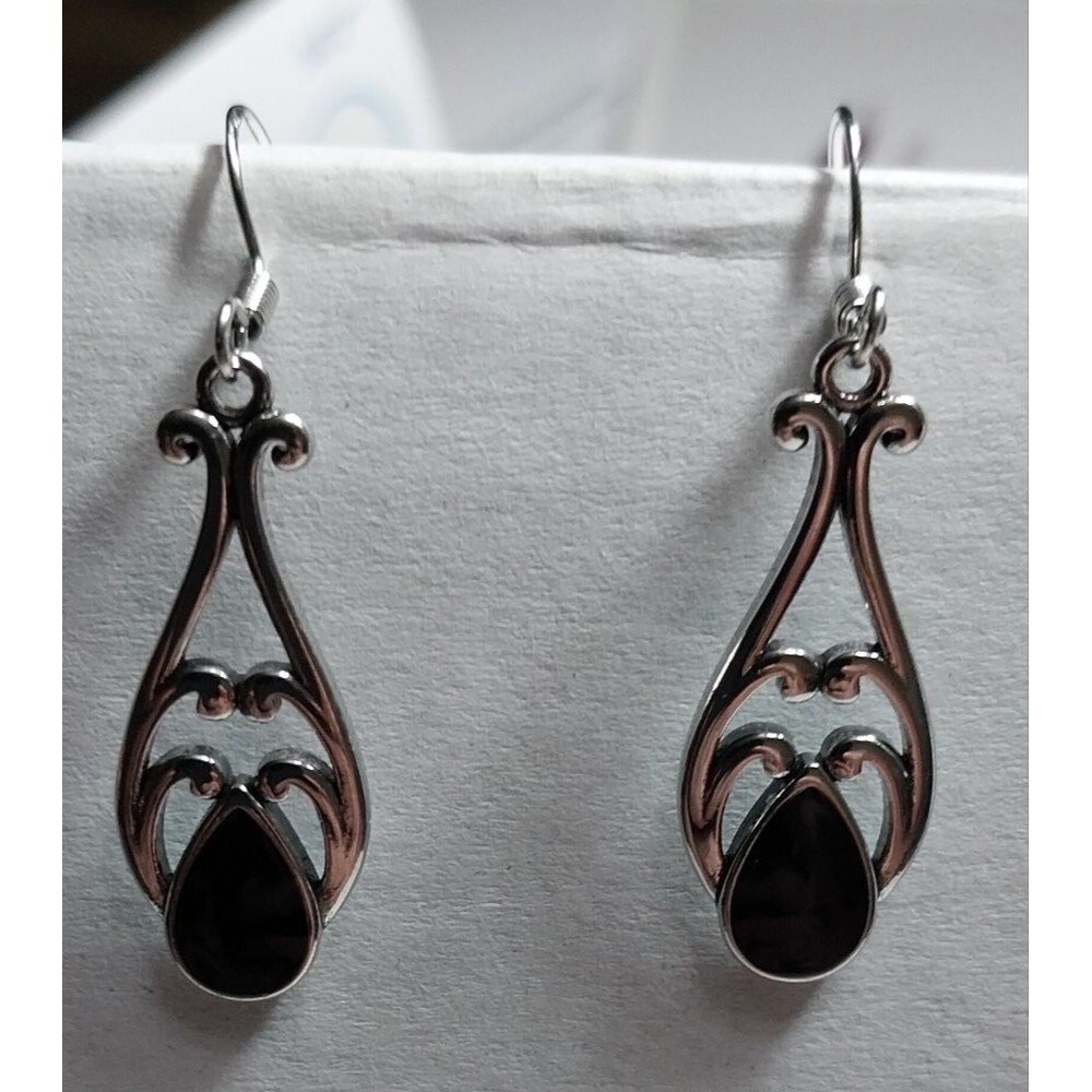 Silver Drop Earrings